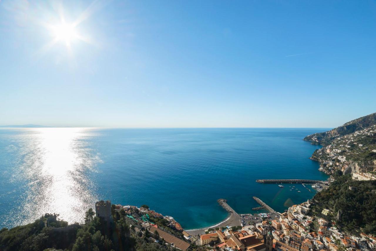 Villa Admiring Amalfi Scala Exterior foto
